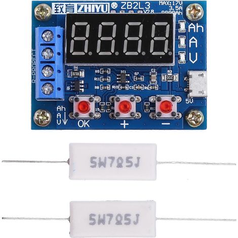 Testeur de capacité et analyseur de décharge pour batteries lithium-ion et plomb-acide ZB2L3 (1/5)