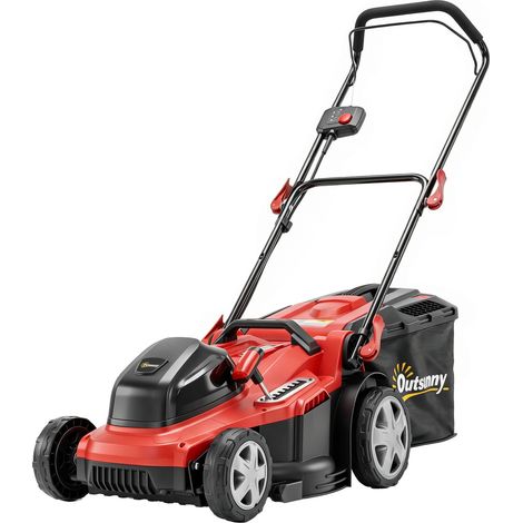 Tondeuse électrique 800 W, largeur de coupe 40 cm, bac de ramassage de 45 L (1/5)