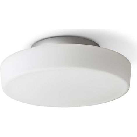 Plafoniera ZARA LED 26 da soffitto  vetro opalino/cromo 230V LED 12W IP44  3000K