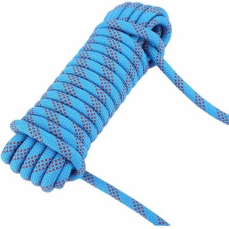 Climbing Rope, Parachute Rope, Survival Rope, Climbing Auxiliary Rope, Climbing, Ascent, Rappelling, 12mm Multifunctional Safety Rope (20m) (1/5)