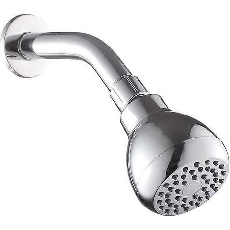 Pommeau de douche haute pression pour maisons à faible pression d'eau - Pommeau de douche fixe de 7,6 cm (3 pouces), joint à rotule étanche, g-AquaForge (1/5)