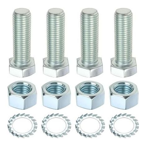 Kugelkopfschrauben-Set M16 x 50 mm, Anhängerkupplungsschrauben, 8,8 Unterlegscheiben, Anhängerzubehör, Anhängerbefestigung (1/5)