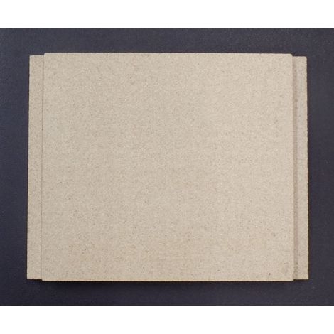 Déflecteur pour poêles à cheminée Rubus 295.15 de Haas+Sohn - vermiculite - dimensions d'encastrement parfaitement adaptées (1/2)