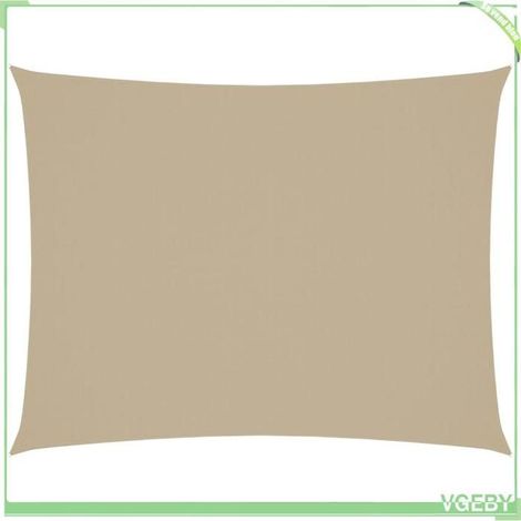Voile de parasol - FAFEICY - 135158 - Rectangulaire 3x6 m - Tissu Oxford PU - Anti-UV & étanche (1/5)