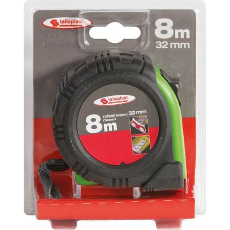 OCTUPLE METRE BOITIER BI-MATIERE 32MM (BLISTER) TALIAPLAST - 490663