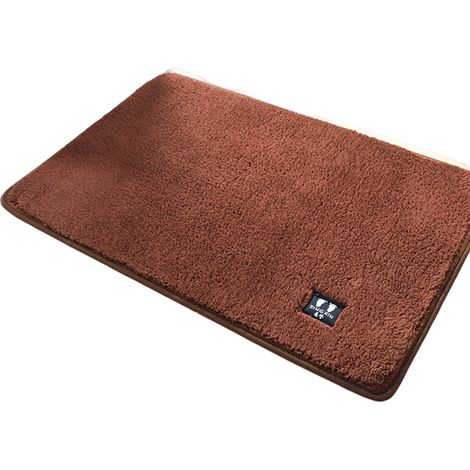 Tapis D'Entrée - 45 X 75 Cm - Dos Caoutchouc Anti-Dérapant - Absorbant Rapide - Pour Intérieur Salle De Bain Porte D'Entrée - 1 Pièce (1/5)