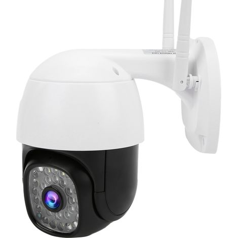 Caméra IP extérieure IP66, 32 LED, Wi-Fi HD, application de contrôle à distance, détection de mouvement et de son, sécurité domestique, prise 100-240 V. (1/5)