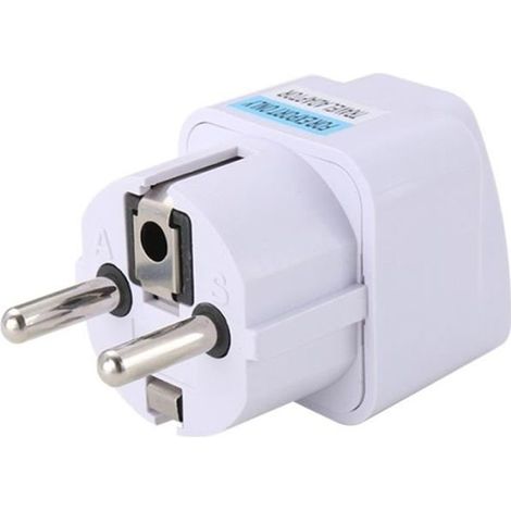 1 pc adaptateur de prise européenne Type E / F convertisseur de voyage universel dans le monde entier pour CONNECTEUR SECTEUR