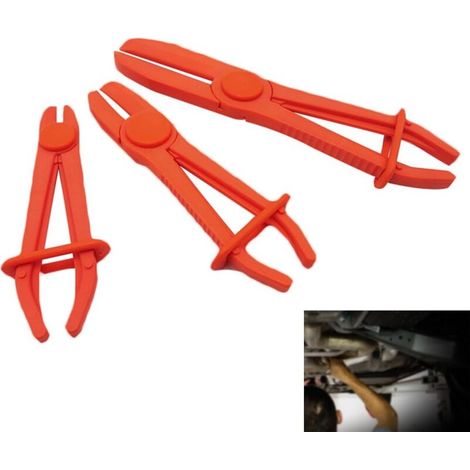 SABIR 3 Pcs / Set Pinces à durite Pinces de Tuyau Ligne Pince Tuyau Pincée Pince À Sertir Pour Tuyau De Nylon Outil De Serrage Pour Tuyaux Flexibles, Freins, Conduites De Carburant, Chauffages, Radiat (1/5)