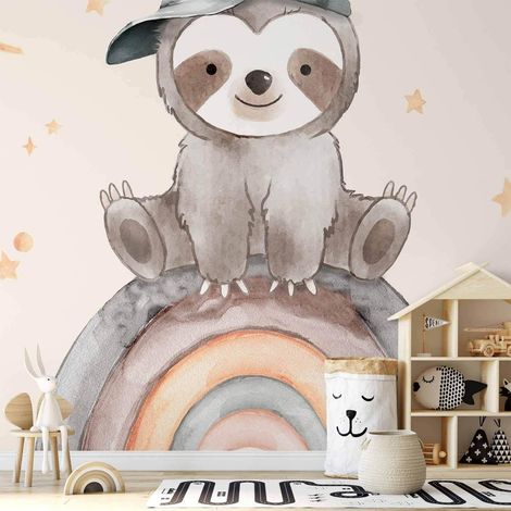 Selbstklebende Tapete artgeist Little Sloth 250x175 cm