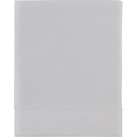 Housse de couette Percale de Coton Gris Perle 200 x 200 cm (1/3)