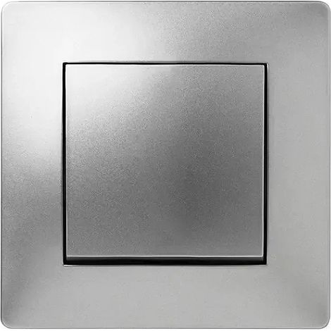 CONMUTADOR EMPOTRAR ALUMINIO (1/4)