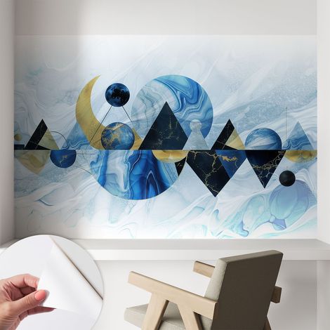 Carta da parati autoadesiva - fotomurale - decorazione parete - stile elegante - decorazione casa - Eleganza cosmica 104x70 cm (1/5)