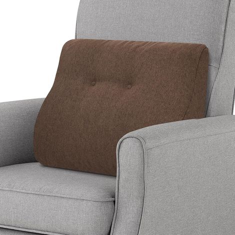 Coussin lombaire ergonomique pour canapé et fauteuil - Double couche en mousse à mémoire de forme avec maintien ferme - Coussin lombaire indéformable pour une assise prolongée - Housse lavable (1/5)