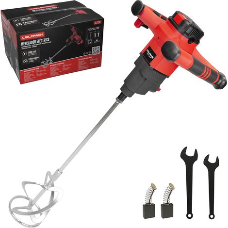 WOLFPACK LINEA PROFESIONAL Mezclador Electrico 1800 Watt 6 Velocidades Con Variador de Potencia