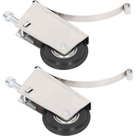 Système de poulies à came pour porte coulissante (4 pièces), en acier inoxydable, silencieux et robuste, diamètre 40 mm. (1/5)