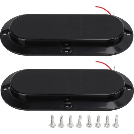 Set aus 2 seitlichen Blinklichtern für LKW (12/24 V, 20 LEDs), mit Warnblinklicht zur Fahrzeugmodifikation. (1/3)