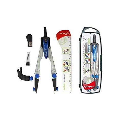 Maped 538700 compás Azul, Gris 4 pieza(s)