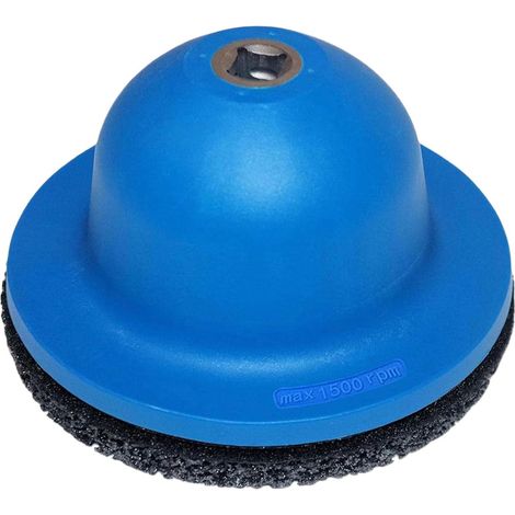 Nettoyeur de moyeu de roue avec meule 150 mm, ponceuse de moyeu de roue de voiture, broyeur de roue, brosse de nettoyage pour visseuse à percussion 1/2" (1/5)