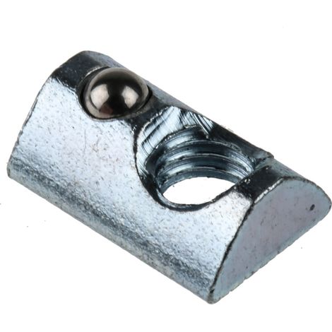 Ecrou à rainure en T RS PRO, profilé 20 mm, L. 12mm, rainure 5mm ( Prix pour Sachet de 10 ) (1/2)