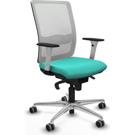 Chaise piqueras y crespo Haches blanc maille cuir synthétique (1/2)