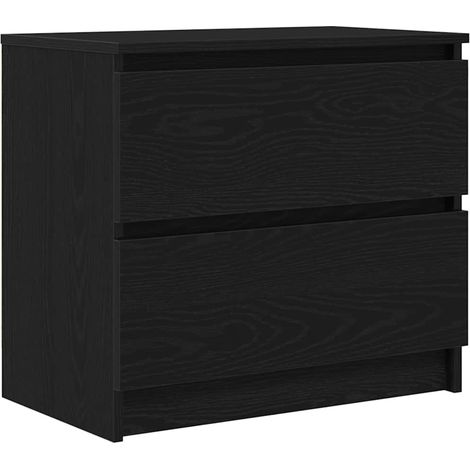 Maison Exclusive - TV-Schrank Schwarz 60x35x54 cm Holzwerkstoff