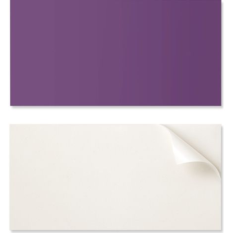 Elemento decorativo de vinilo autoadhesivo para el hogar, 100x50 cm, color morado.