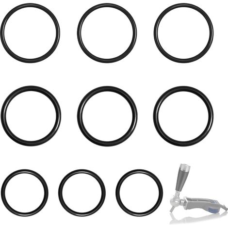 Lot de 9 joints toriques pour Perfect Draft - 9 joints d'étanchéité compatibles avec Philips Perfect Draft HD3600, HD3610, HD3620, HD3720, joints d'étanchéité pour fûts Perfect Draft - Pièces de (1/5)