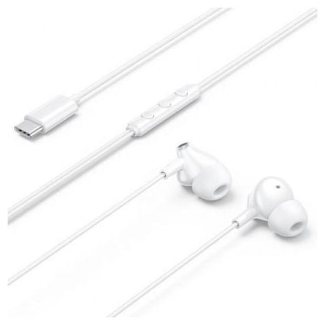 Auriculares Intrauditivos Vention Echo Lite USB-C In-Ear/ con Micrófono/ USB Tipo-C/ Blancos