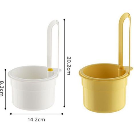 Passoire Évier - Fixation Robinet - Vidange Rapide - Maille Fine - 1 Pièce (1/5)