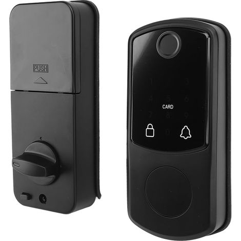 Fingerprint Auto Auxiliary Locking Opaque Fully Locks Smart Door Lock