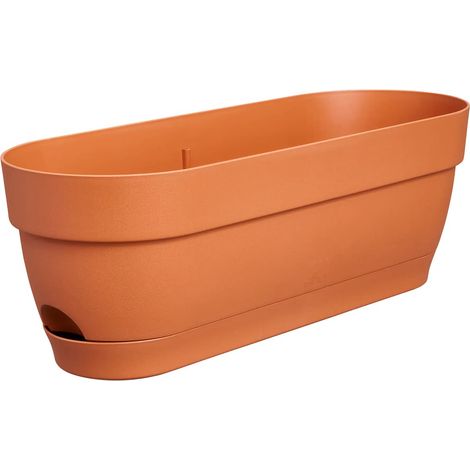 Jardinière Vibia Campana 50cm Terre Cuite Design Intemporel, Durable, Couleur Terre Cuite - Elho (1/5)