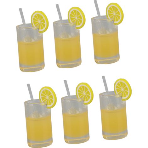 Ensemble de 20 gobelets miniatures en résine, avec détails réalistes, pour maison de poupée à limonade, échelle 1:12 ou 1:6. (1/5)