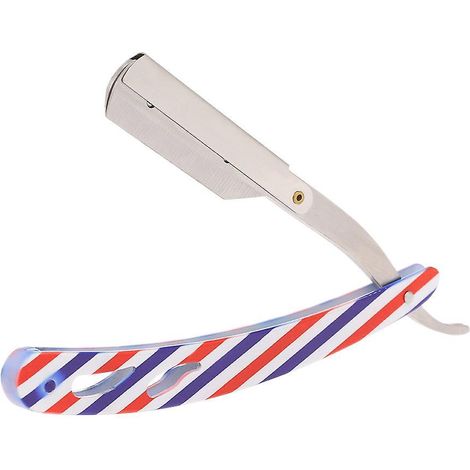 Rasiermesser aus Edelstahl, Sicherheitsklinge zum Einklappen für den Salongebrauch, Haarschneider