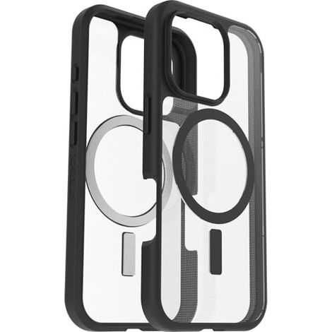 OtterBox React Series für MagSafe für iPhone 16 Pro, Black Crystal