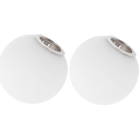 Lot De 2 Abat-Jour Globe De Remplacement G9 En Verre Dépoli 2.36 in Lumière Douce Filetage Métallique Pour Lampe Suspendue Salon Chambre Salle À Manger (1/5)