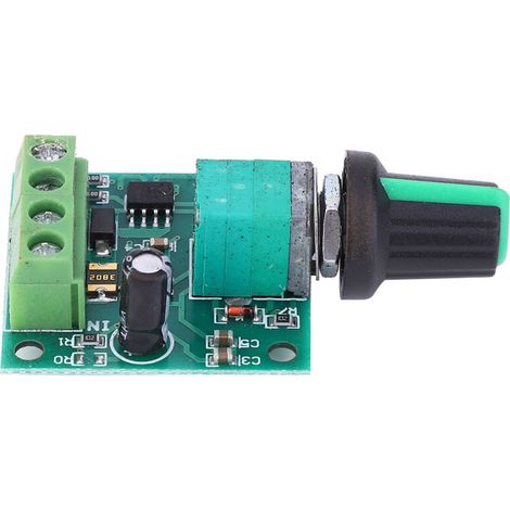 Contrôleur Vitesse PWM - Moteur DC 1,8-15 V 30 W - Régulateur Rotation Bidirectionnel - 2 A - 1 Pièce (1/5)