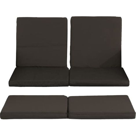 3er Kissenbezüge Set Sofa Ancona anthrazit (1/3)
