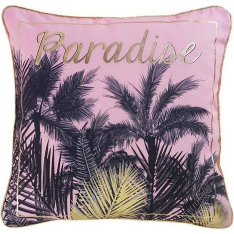 Coussin passepoil 45x45 cm Or Pur Paradise