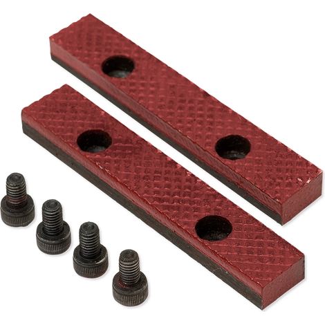 Piher – Mors de rechange acier 125 mm – Accessoire pour étau – Adapté aux étaux d'établi parallèle – Pour bois dur et teck