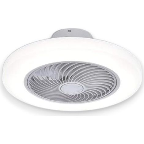 Plafoniera led con ventilatore 20w a 5 pale e 6 velocità aria calda e fredda con telecomando