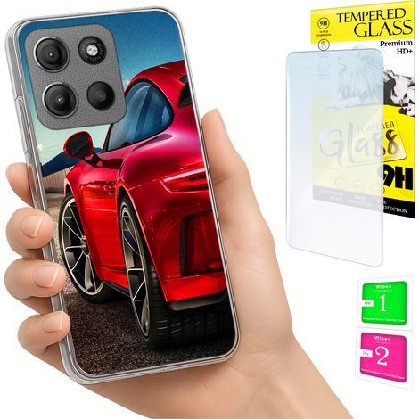 Funda para Motorola Moto G15 / G15 Power, carcasa trasera + cristal (1/5)