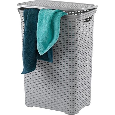 Cesto de ropa gris claro - Brasilia - Kela