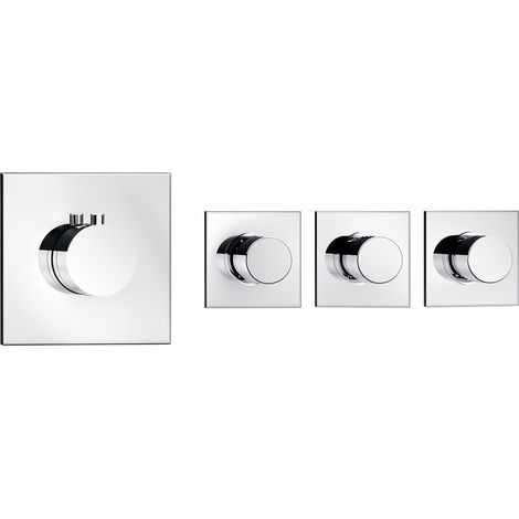 Soho 3 Wege Unterputz Thermostat Armatur (1/5)