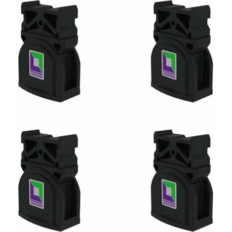 [NEUWERTIG] B-Ware MUNK Innenschuh Einsatz Baujahr 2005-2018 Aluminium 58x25 mm Holmhöhe 4er-Set (1/2)