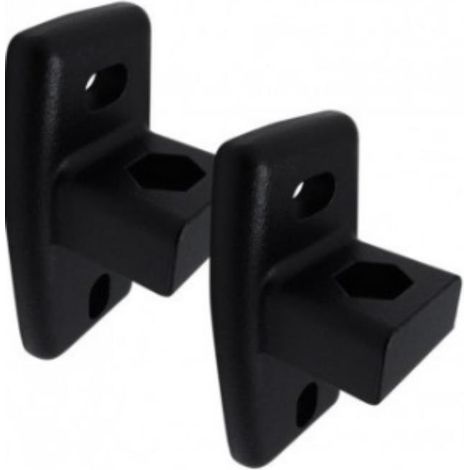 FPLUS juego soporte pared toldo tld02 negro , JUEGO SOPORTE PARED TOLDO TLD02 NEGRO
