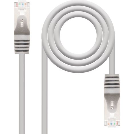 RJ45 Cat6 FTP CU 1m GRAU RJ45 Cat6 FTP Patchkabel