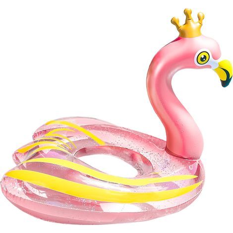 Anneau de Natation Enfant, Anneau Flamant Rose, Anneau de Natation Gonflable, Anneau de Natation Licorne, Bouée Licorne Paillette, Bouee Piscine Enfant, Jeux Piscine (1/5)