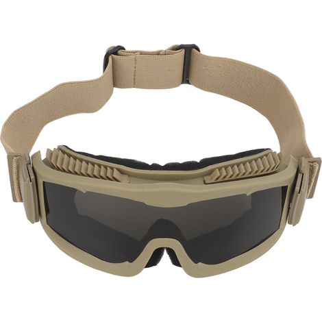 Lunettes de protection anti-choc pour tir sportif et alpinisme avec verres amovibles vert militaire (1/5)
