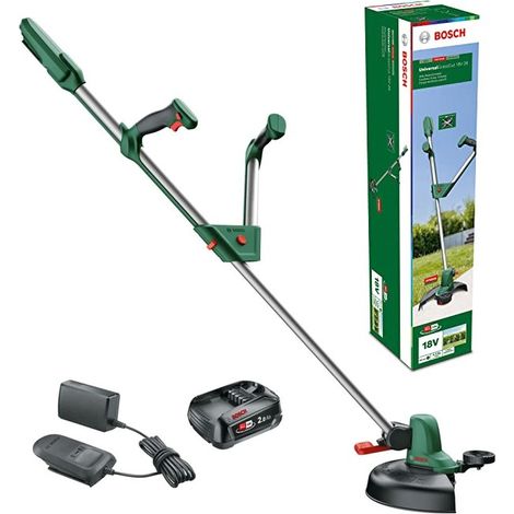Bosch 18V Cordless Grass Strimmer UniversalGrassCut 18V-260 + 2.0AH Battery